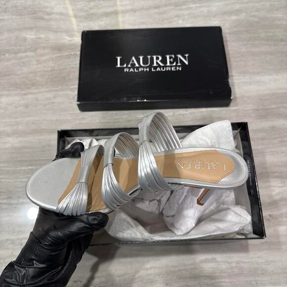 Ralph lauren mckayla strappy metallic